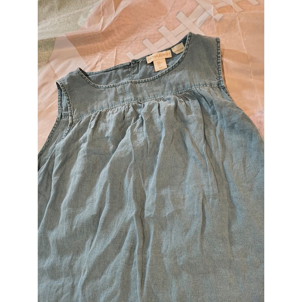 Cynthia Rowley Women's blouse type dress Size 6 Blue - Picture 9 of 12